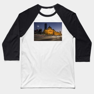 Flinders Street Station, Melbourne, Victoria, Australia. Baseball T-Shirt